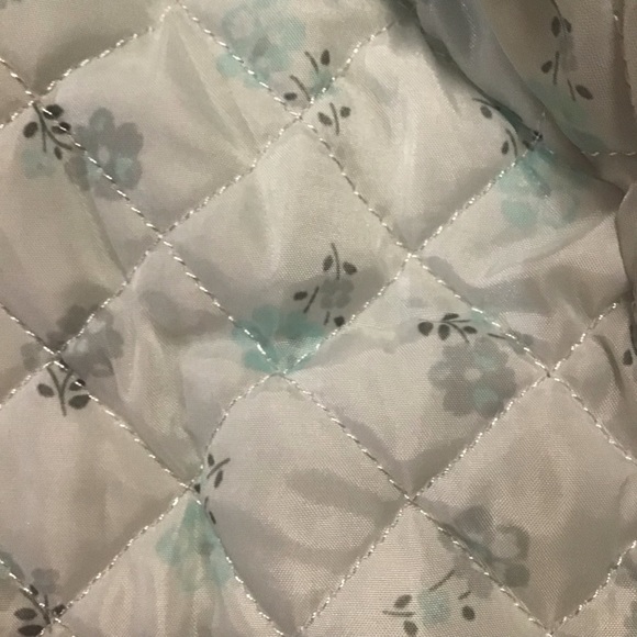 Little Me Toddler Girls Pea Coat Mint Green Bows Detail - Picture 8 of 9